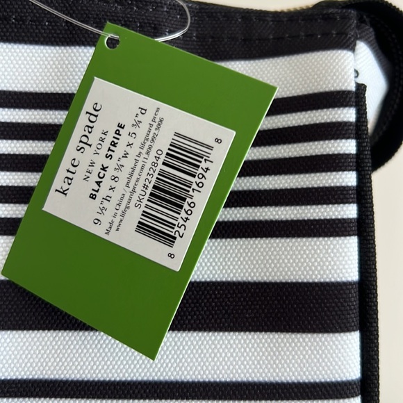 Kate Spade New York Black Stripe Lunch bag and Thermal mug set - Picture 4 of 9